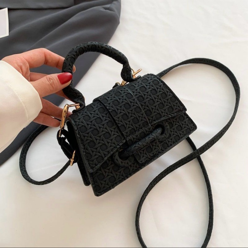 Mini Black Square Bag